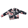 Sophie Floral Girls Bomber Jackets - Black / 4T